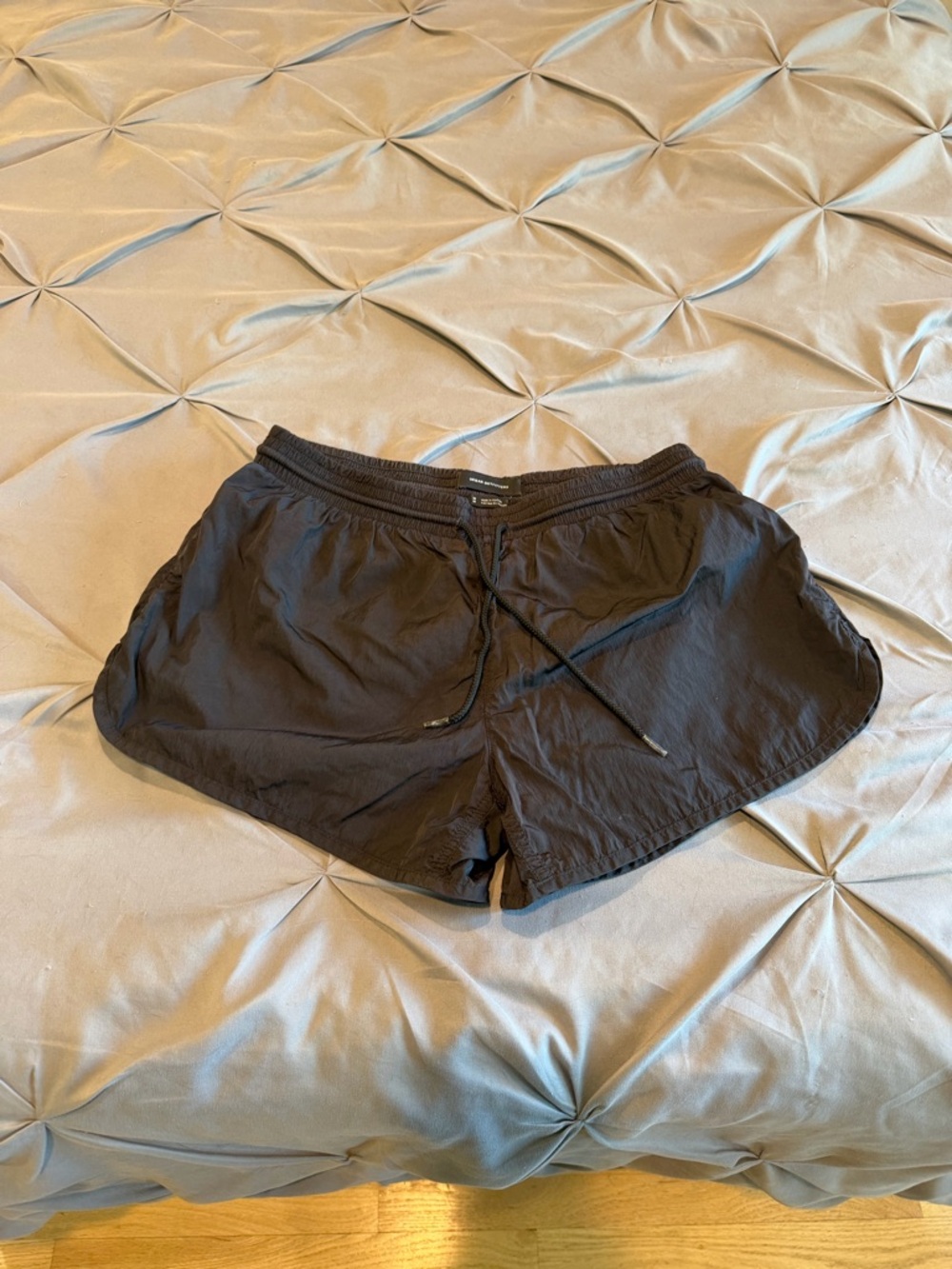 Urban Outfitters Black Athletic Drawstring Shorts